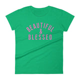 Beautiful & Blessed Women's short sleeve t-shirt