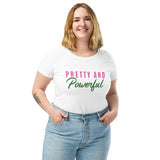 Pretty And Powerful Women’s fitted t-shirt